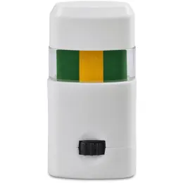 Altitude Cheer Face Paint Green Gold Front